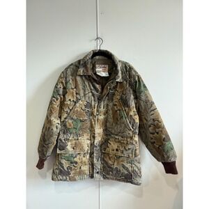 Vintage Walls Jacket Mens Large Camo Canvas Insulated Hunting Parka Blizzard-Pak